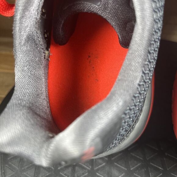 Nike Hyperlive Mens Size 8.5 Red Black Athletic Basketball Lace Up Sneakers - Picture 7 of 10